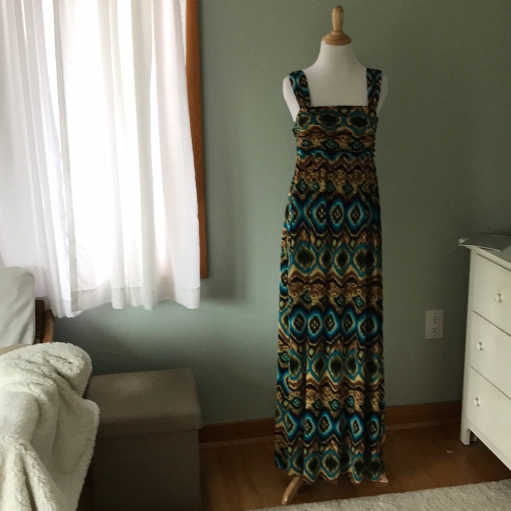 {AB Studio} Maxi Dress, L